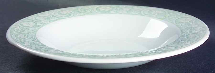 Damask Large Rim Soup Bowl by Staffordshire-1