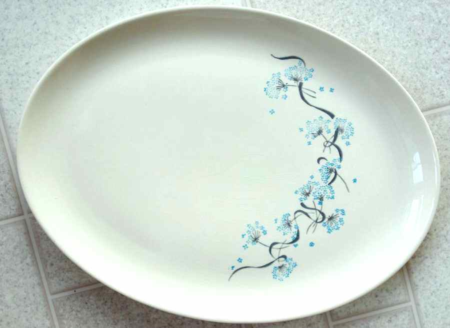 STT344 13" Oval Serving Platter by Stetson-1