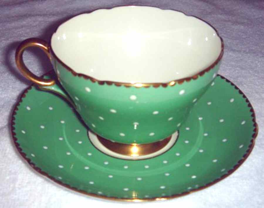 13574-36 Footed Cup & Saucer Set by Shelley-1