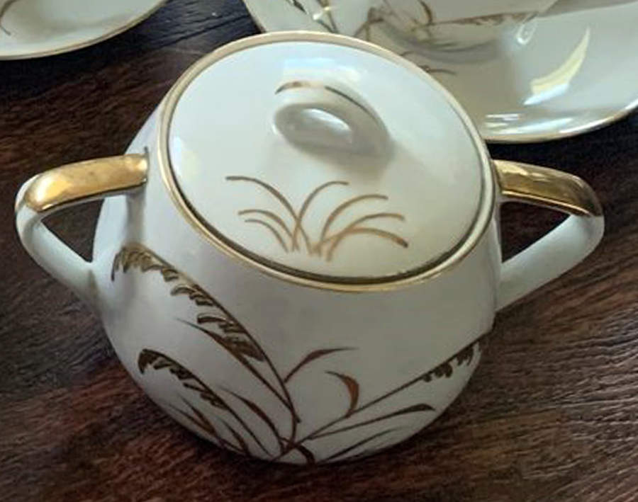SER5 Sugar Bowl & Lid by Sterling China (Japan)-1