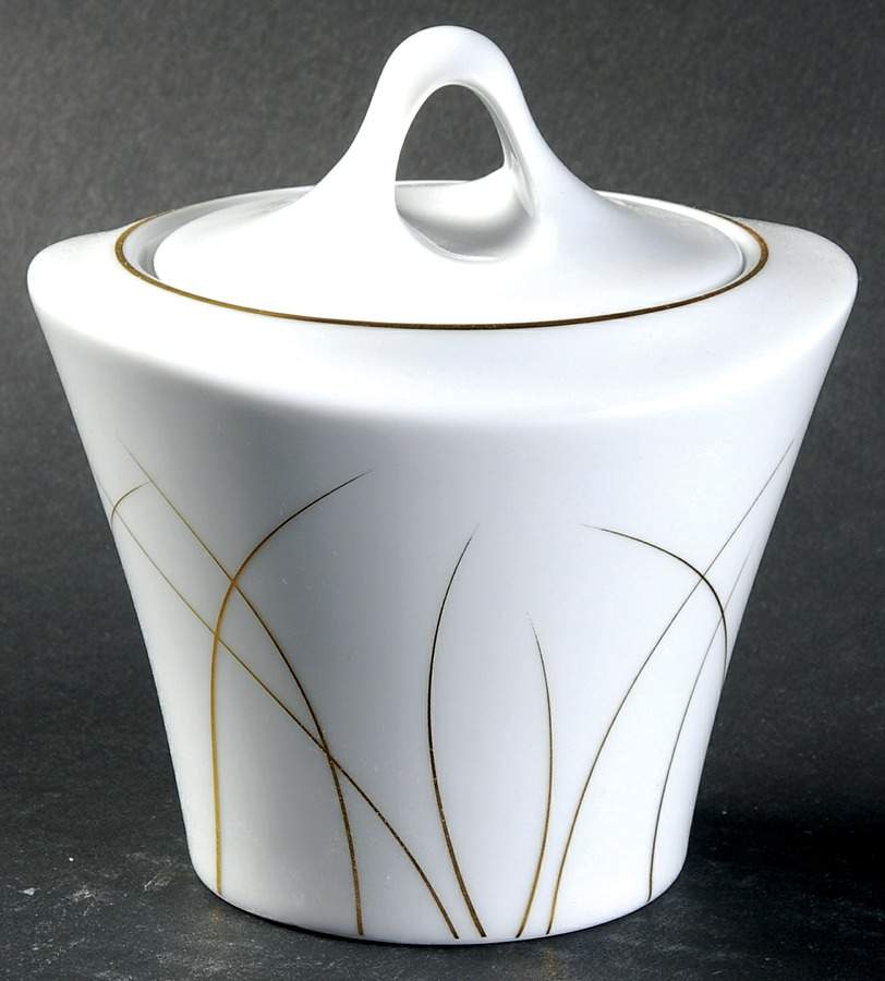 Seagrass Sugar Bowl & Lid by Sasaki-1
