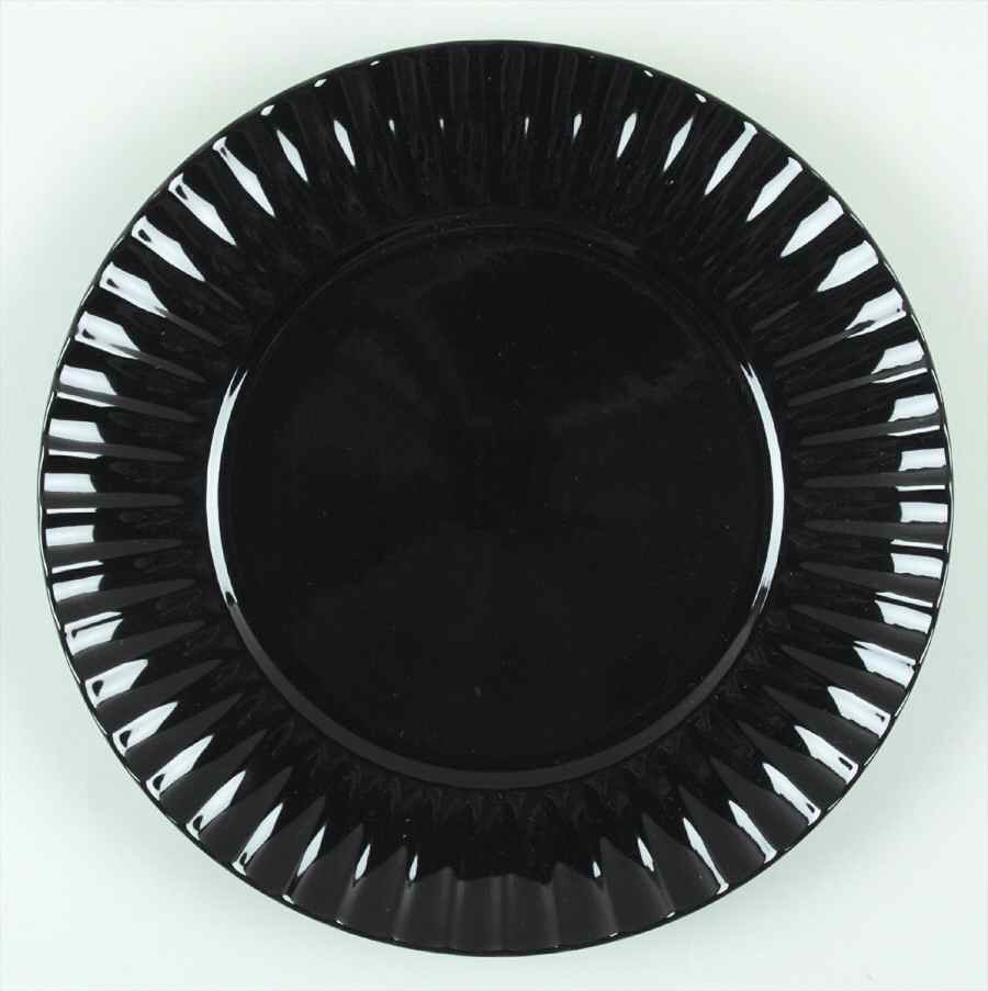 Dynasty Black Dinner Plate by Sasaki-1