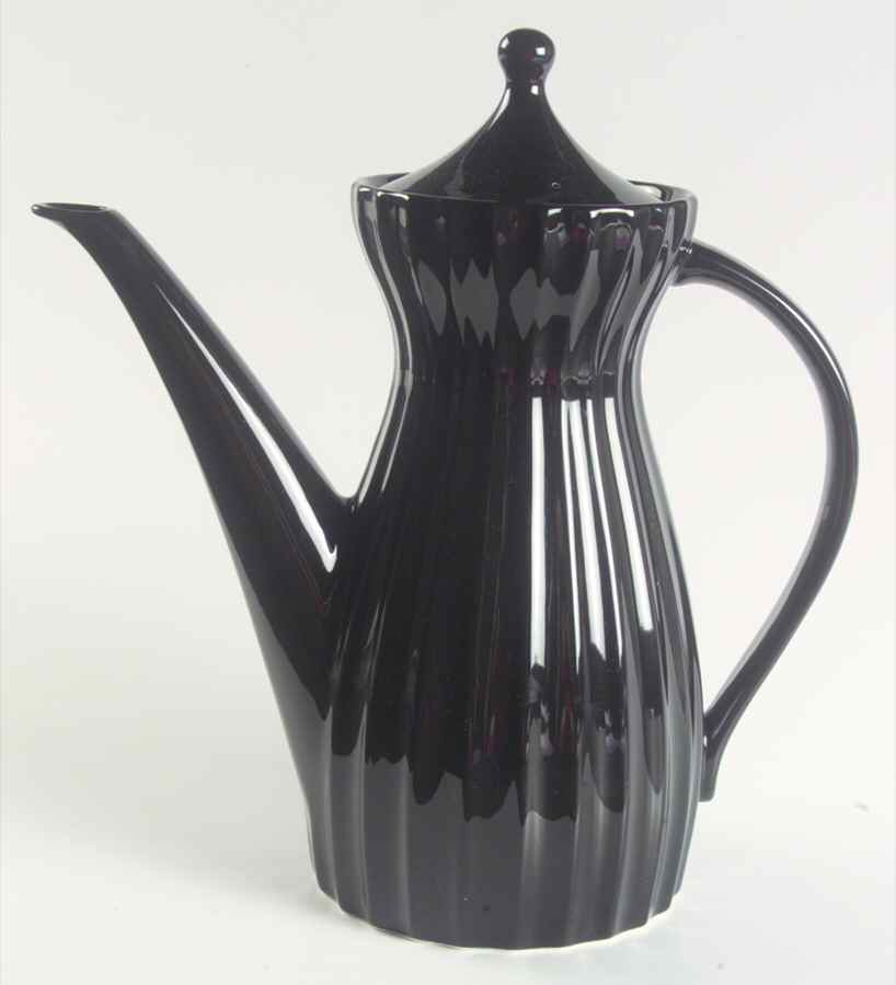 Dynasty Black Coffee Pot & Lid by Sasaki-1
