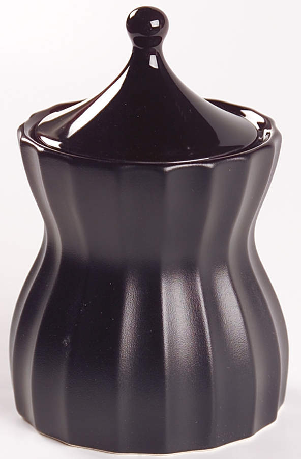 Dynasty Black Twilight Sugar Bowl & Lid by Sasaki-1