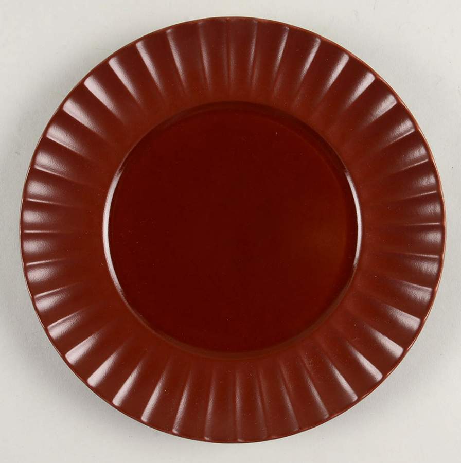 Dynasty Terra Cotta Salad Plate by Sasaki-1