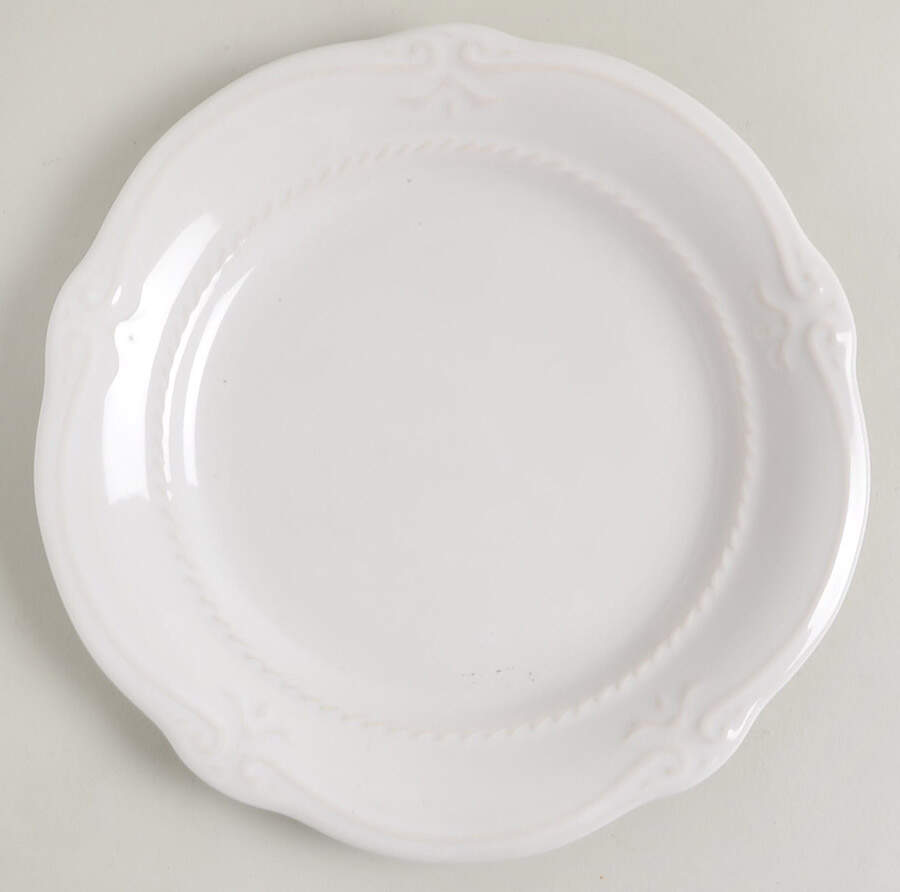 Gallery Collection White Salad Plate by Southern Living-1
