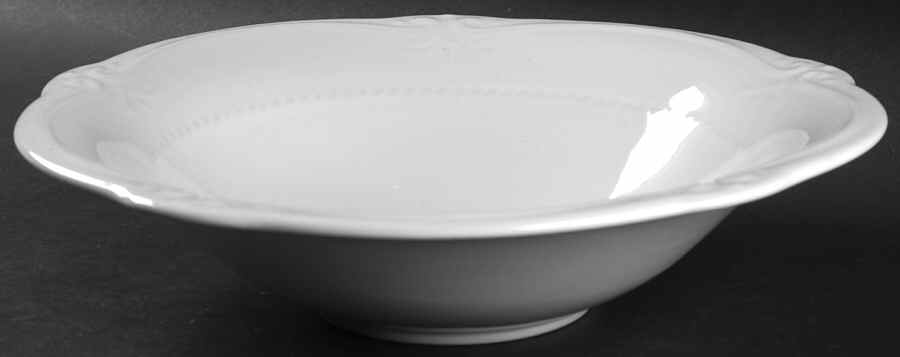 Gallery Collection White 11" Round Vegetable Bowl by Southern Living-1