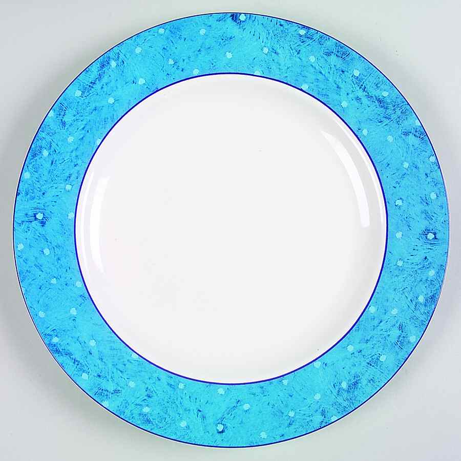 Cherry Snowman (Rim) Dinner Plate by Sakura-1