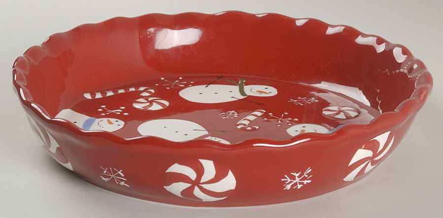 Peppermint Lane Pie Serving Plate by Sonoma Home-1