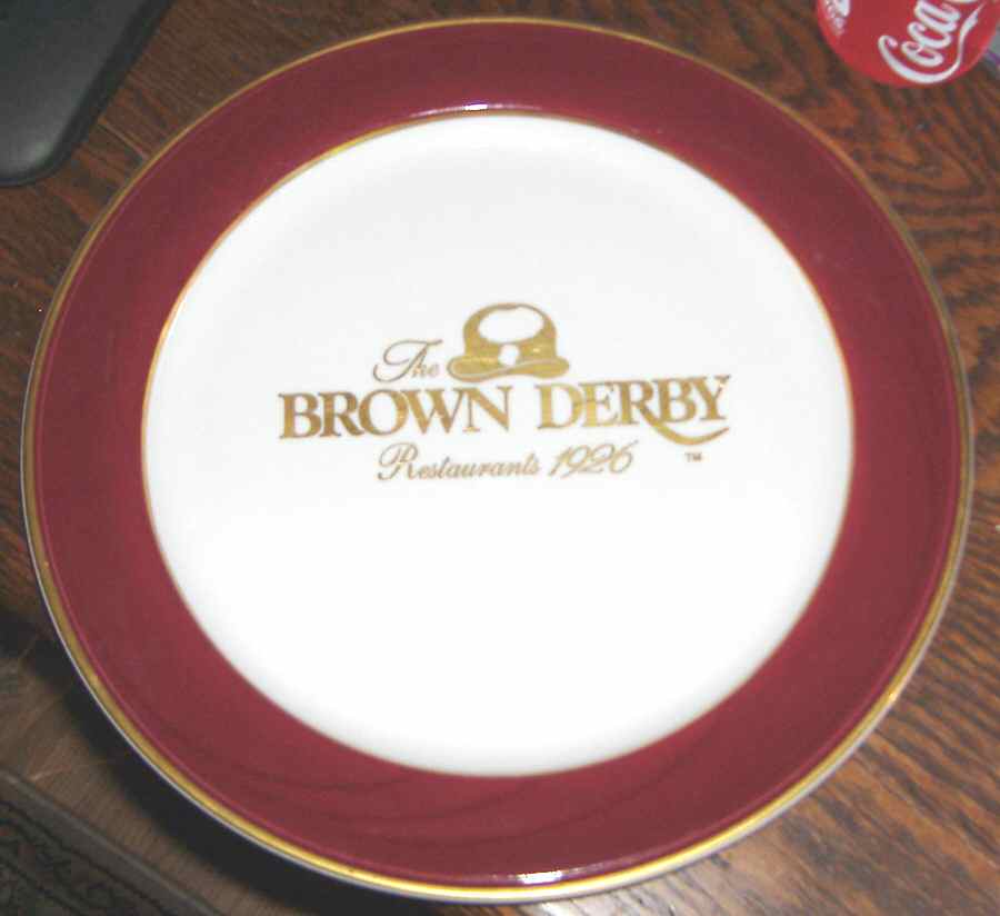 Brown Derby, The Service Plate (Charger) by Syracuse-1