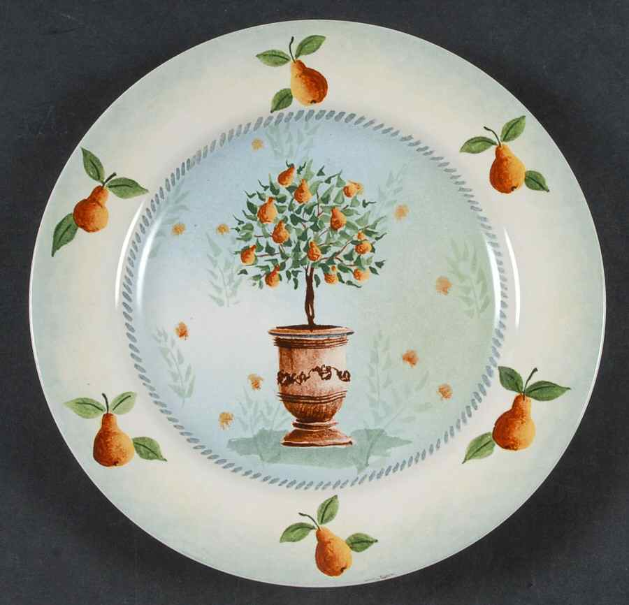 Topiary Salad Plate by Sakura-1