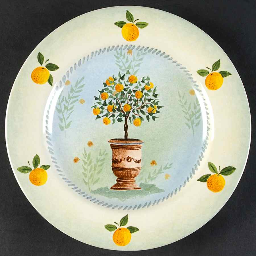 Topiary Salad Plate by Sakura-1