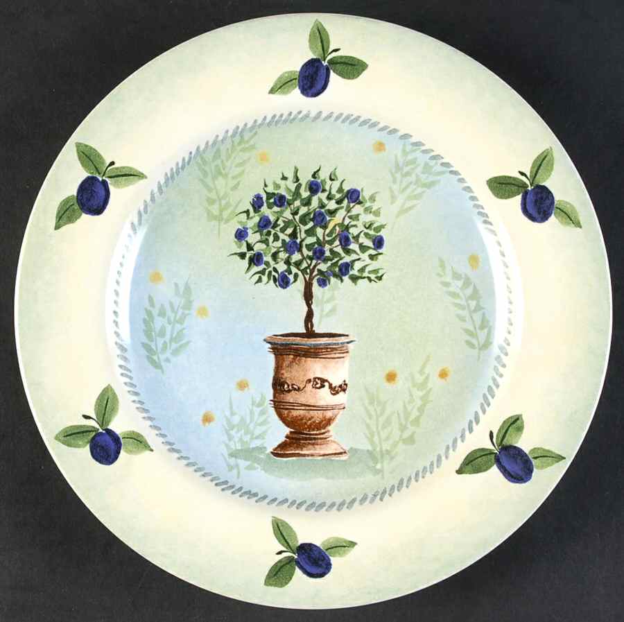 Topiary Salad Plate by Sakura-1