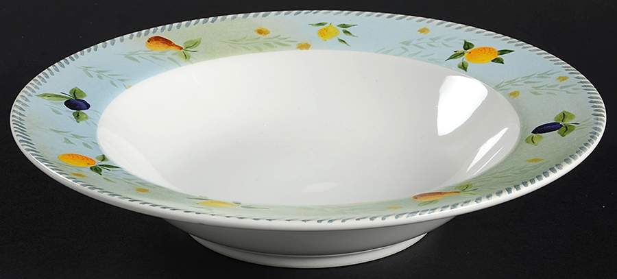 Topiary Rim Soup Bowl by Sakura-1