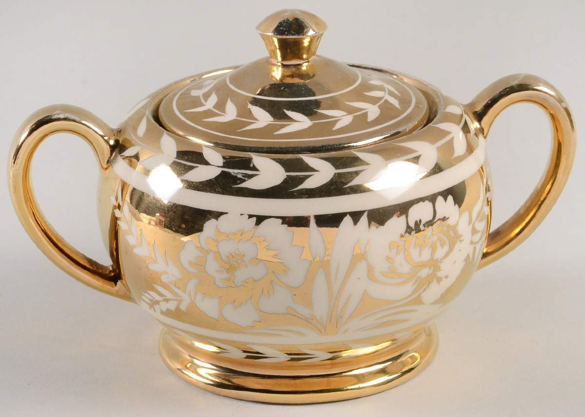 1702BJ Sugar Bowl & Lid by Sadler-1