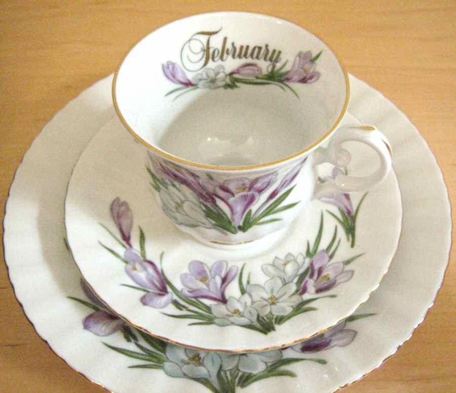 Flower of the Month Salad Plate by Seltmann-1