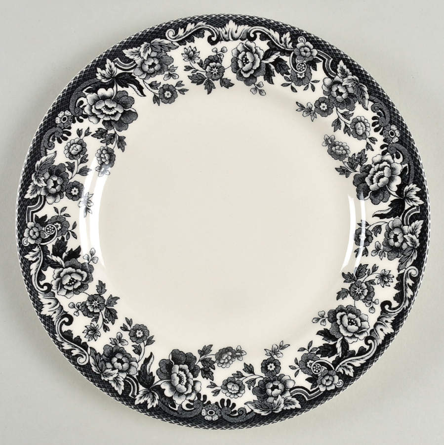 Delamere Black Salad Plate by Spode-1