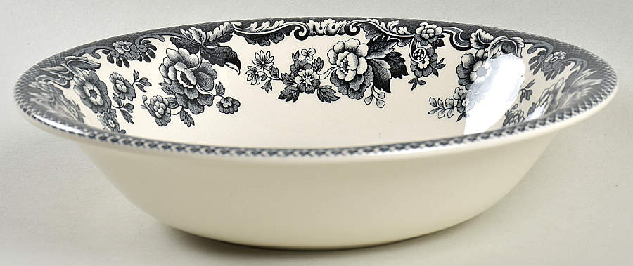 Delamere Black Coupe Cereal Bowl by Spode-1