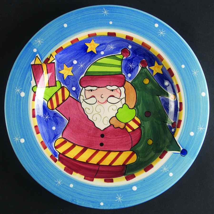 Ho Ho Santa Dinner Plate by Studio Nova-1