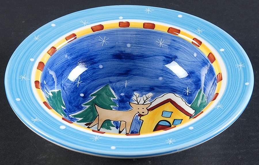 Ho Ho Santa Rim Soup Bowl by Studio Nova-1