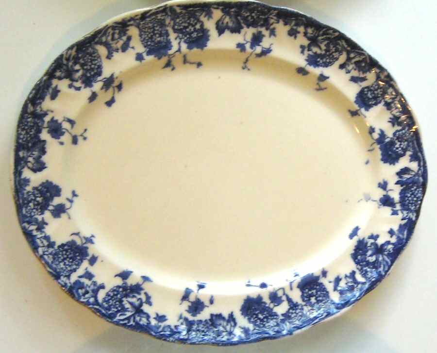 SAW10 12" Oval Serving Platter by Sampson Bridgwood-1