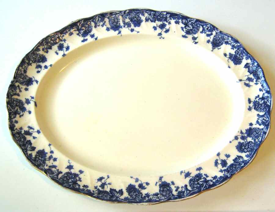 SAW10 16" Oval Serving Platter by Sampson Bridgwood-1