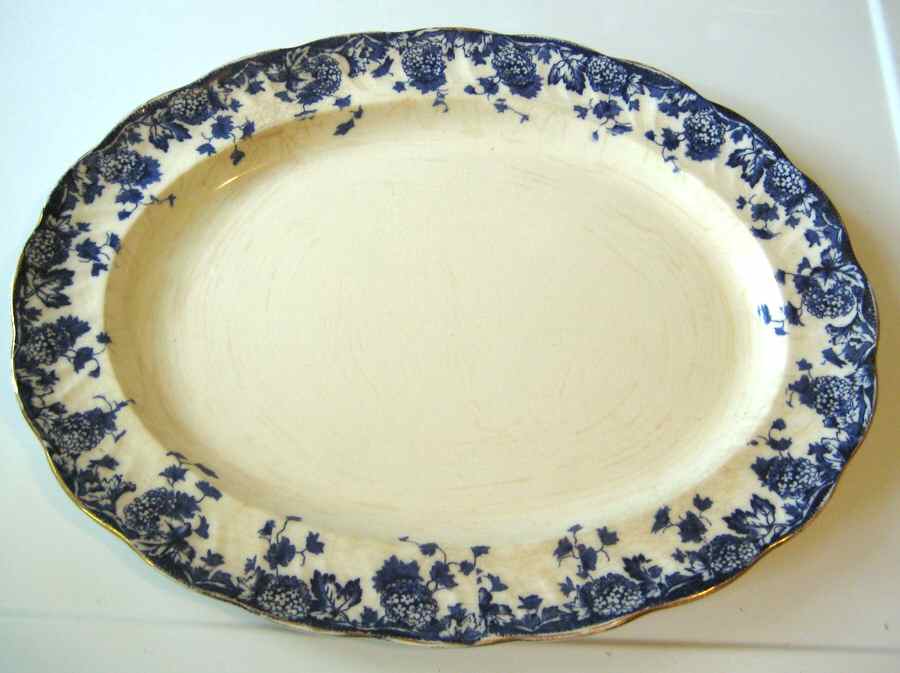 SAW10 18" Oval Serving Platter by Sampson Bridgwood-1