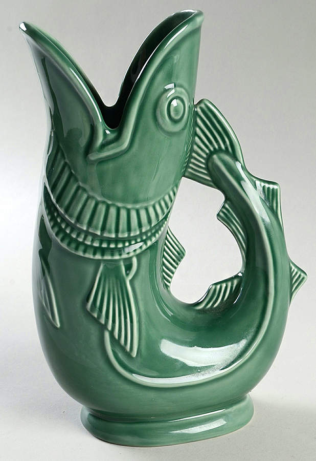 Gurgling Cod (Made In England or Wade) 32 Oz Pitcher by Shreve, Crump & Low-1
