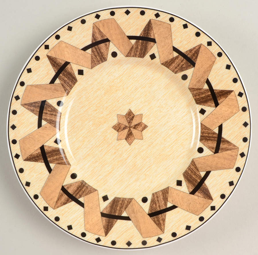 Black Walnut Saucer by Sango-1