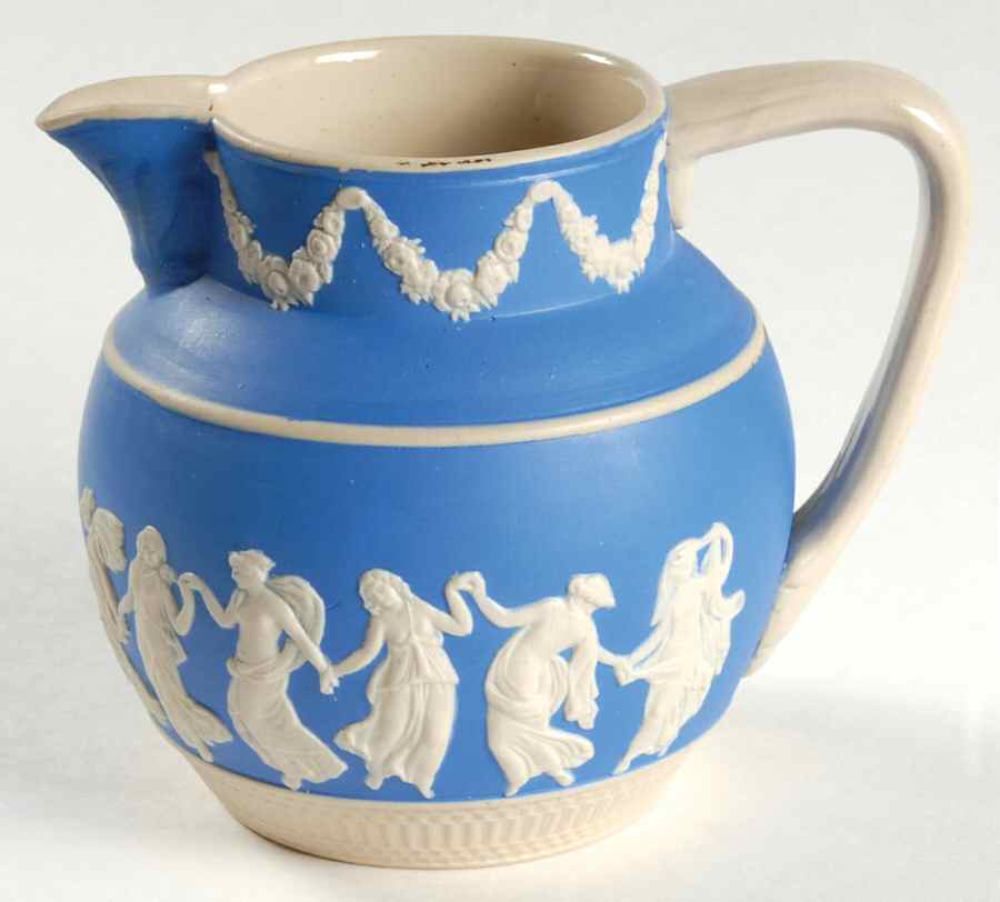 Dancing Hours Blue Creamer by Spode-1