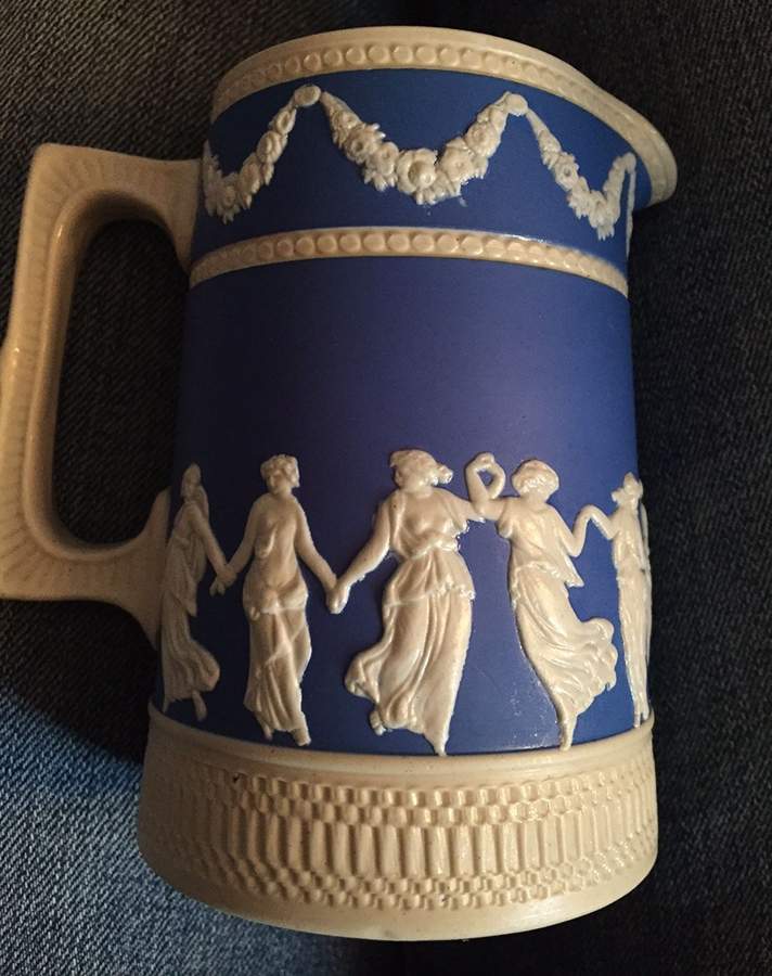 Dancing Hours Blue Small Pitcher by Spode-1