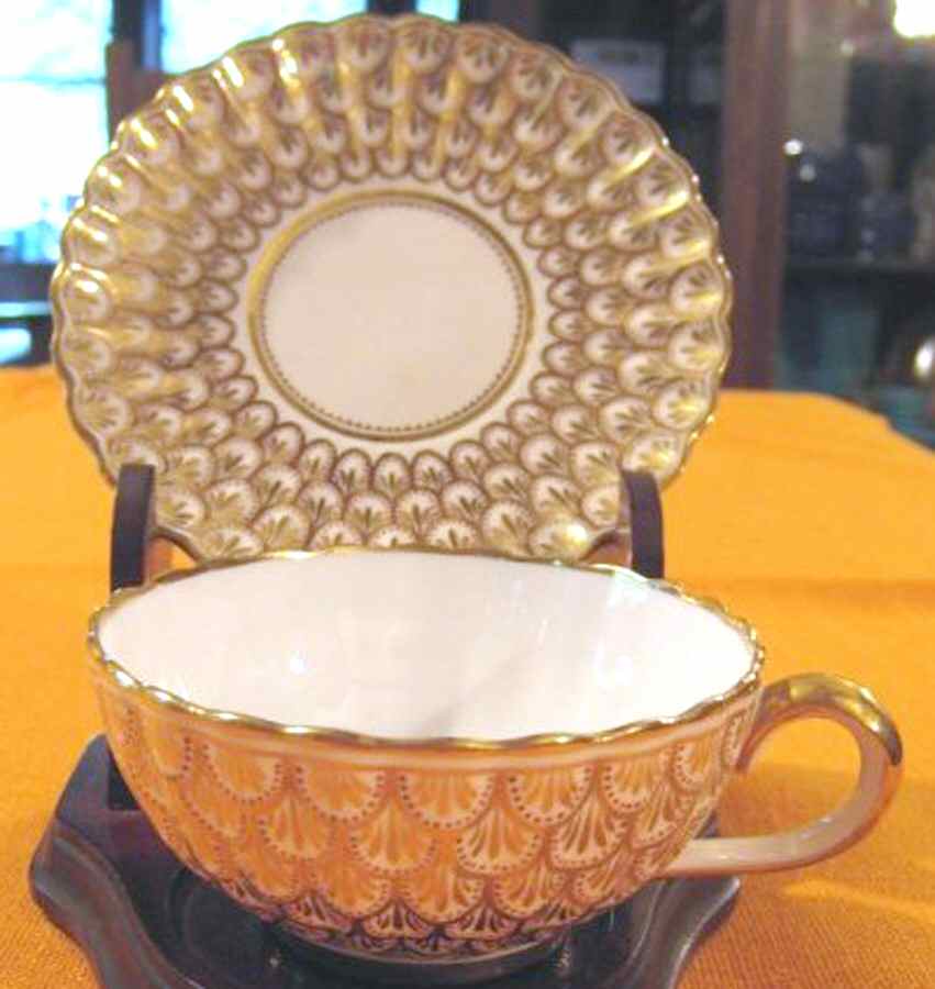 6137 Footed Cup & Saucer Set by Spode-1