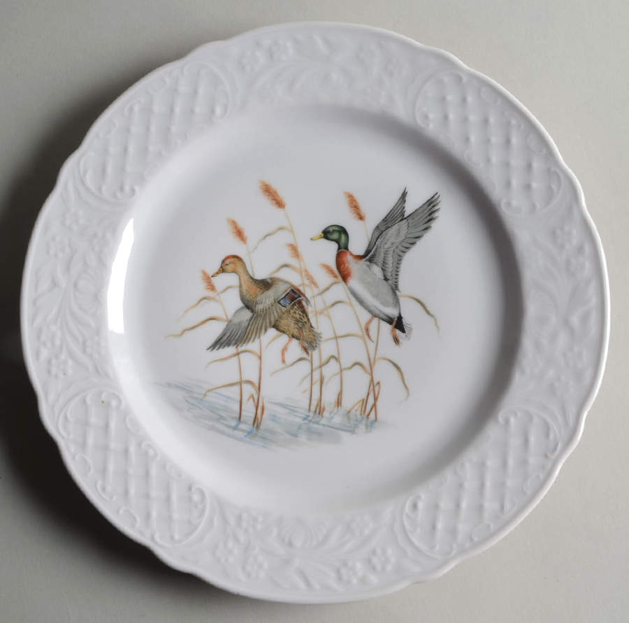 Game Birds (Scalloped) Dinner Plate by Schumann - Bavaria-1