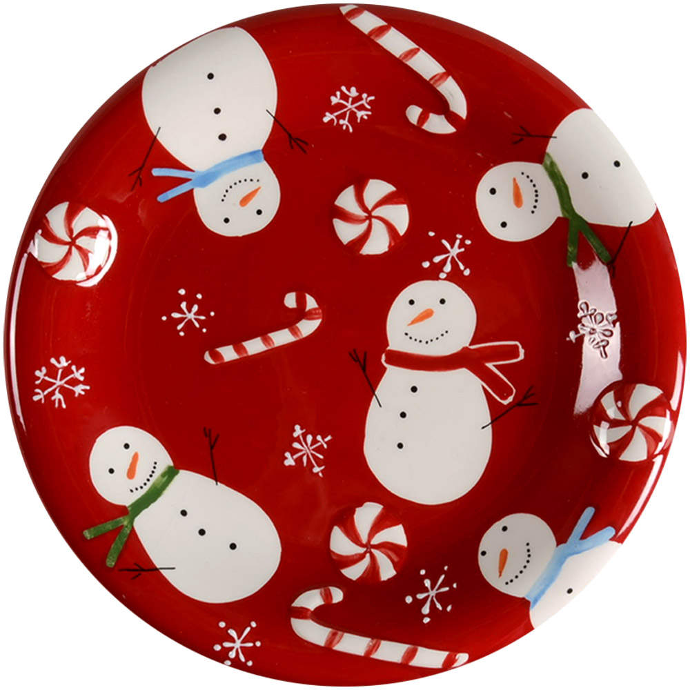 Peppermint Lane Salad Plate by St Nicholas Square-1