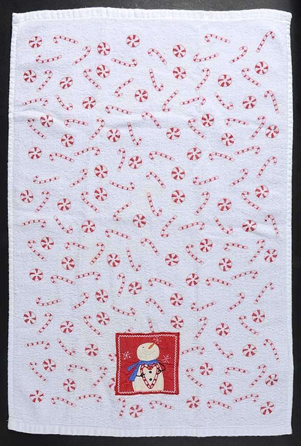 Peppermint Lane Cloth Dish Towel by St Nicholas Square-1