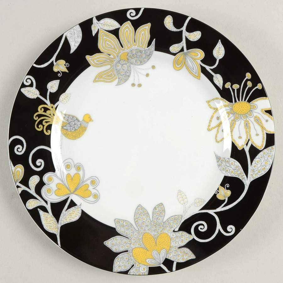 Yellow Bird Salad/Dessert Plate by Sadek-1