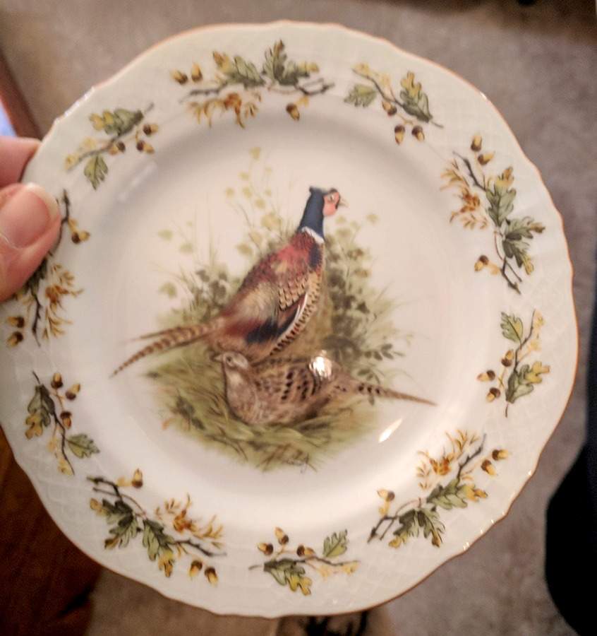 Hubertus Game Birds Dinner Plate by Seltmann-1
