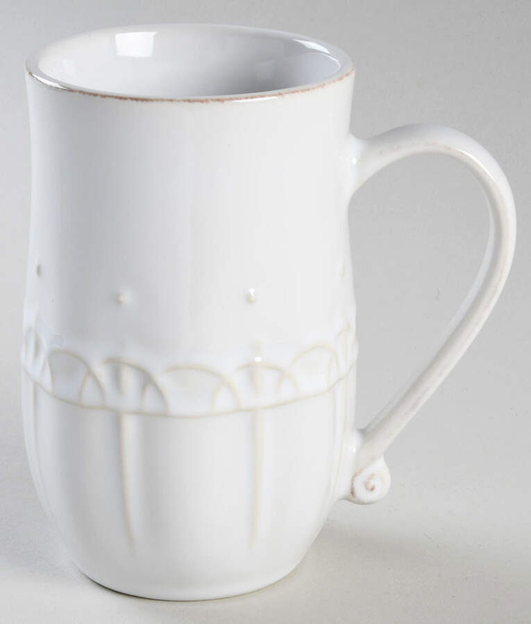 Historia Paper White Mug by Skyros-1