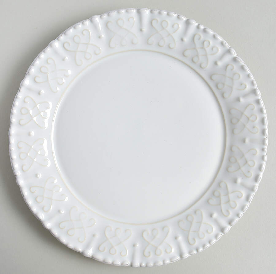 Historia Paper White Salad Plate by Skyros-1