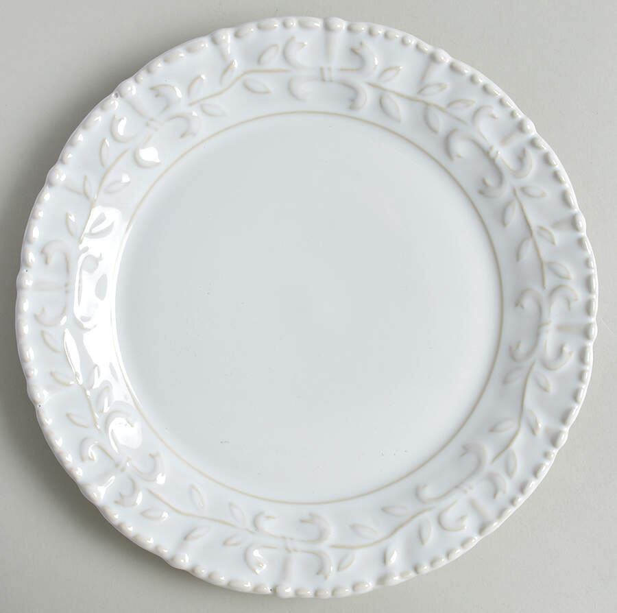 Historia Paper White Salad Plate by Skyros-1