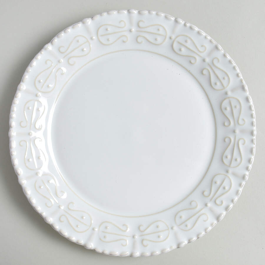 Historia Paper White Salad Plate by Skyros-1