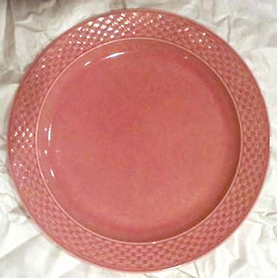 Basketweave Brown Dinner Plate by Signature-1