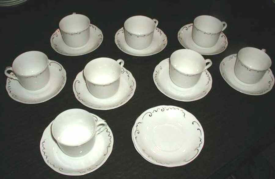 035 1-2 Flat Cup & Saucer Set by Syracuse-1