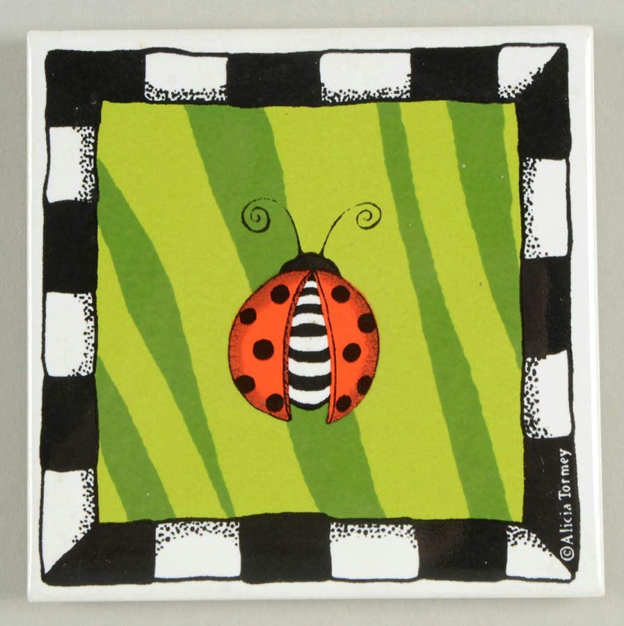 Bug Me 4" Square Coaster by Signature-1