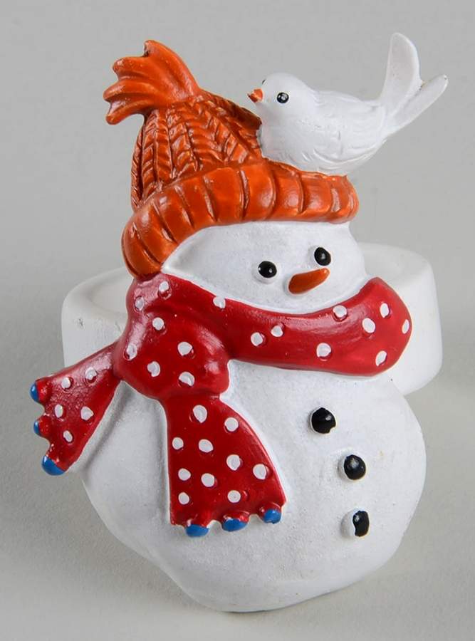 Snow Days Wood Napkin Ring by St Nicholas Square-1