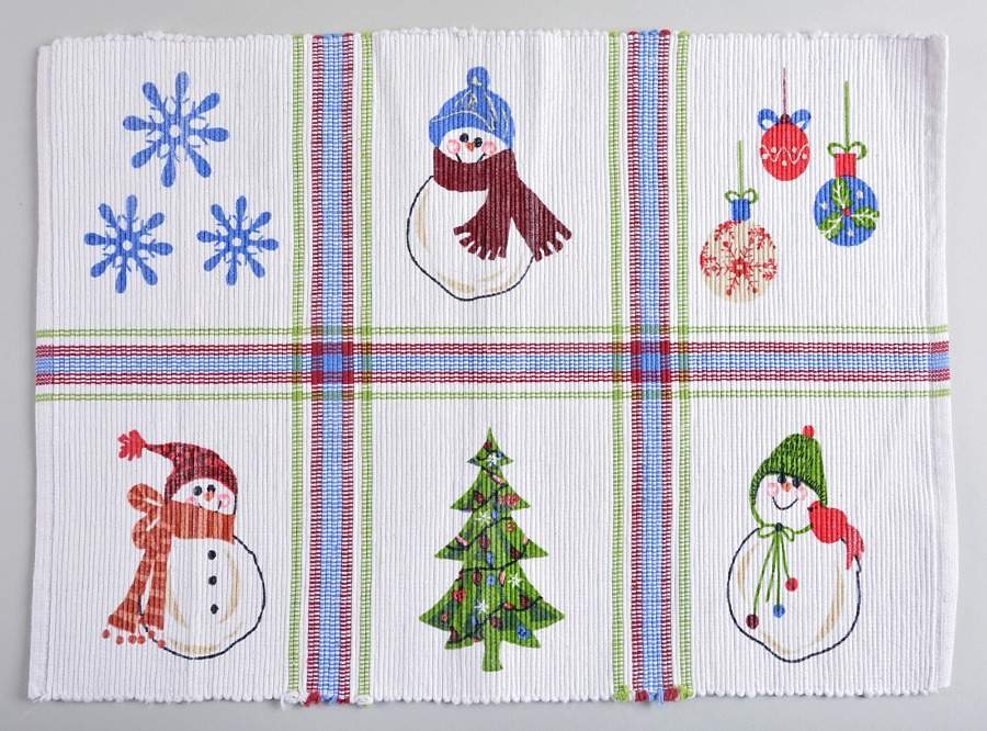 Snow Days Cloth Placemat by St Nicholas Square-1