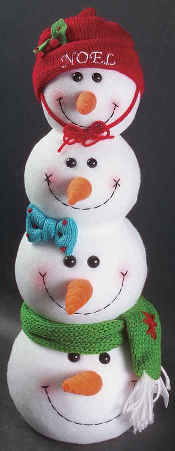 Snow Days Styrofoam Snowman Figurine by St Nicholas Square-1
