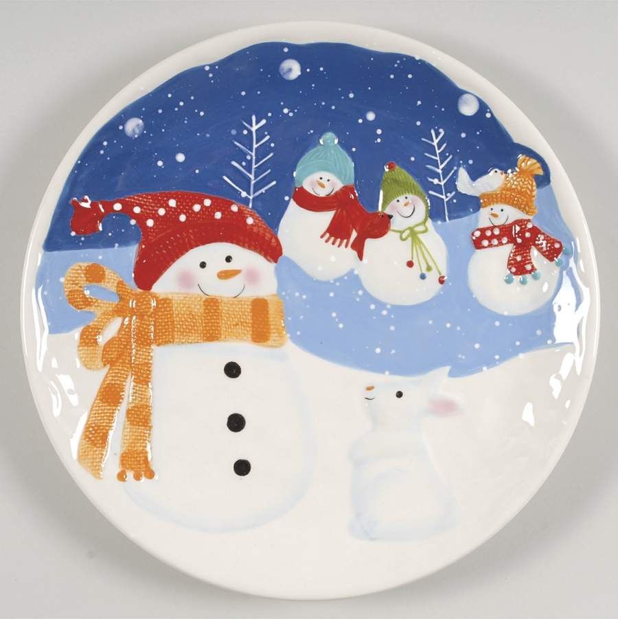 Snow Days Dinner Plate by St Nicholas Square-1