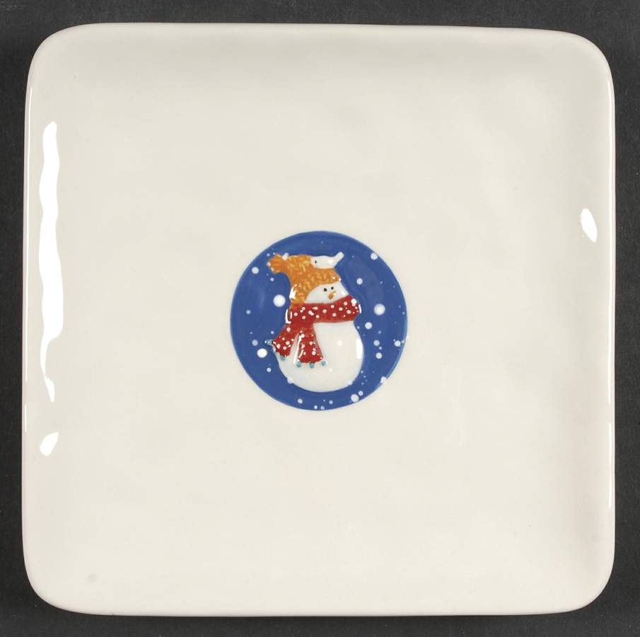 Snow Days Square Dessert Plate by St Nicholas Square-1