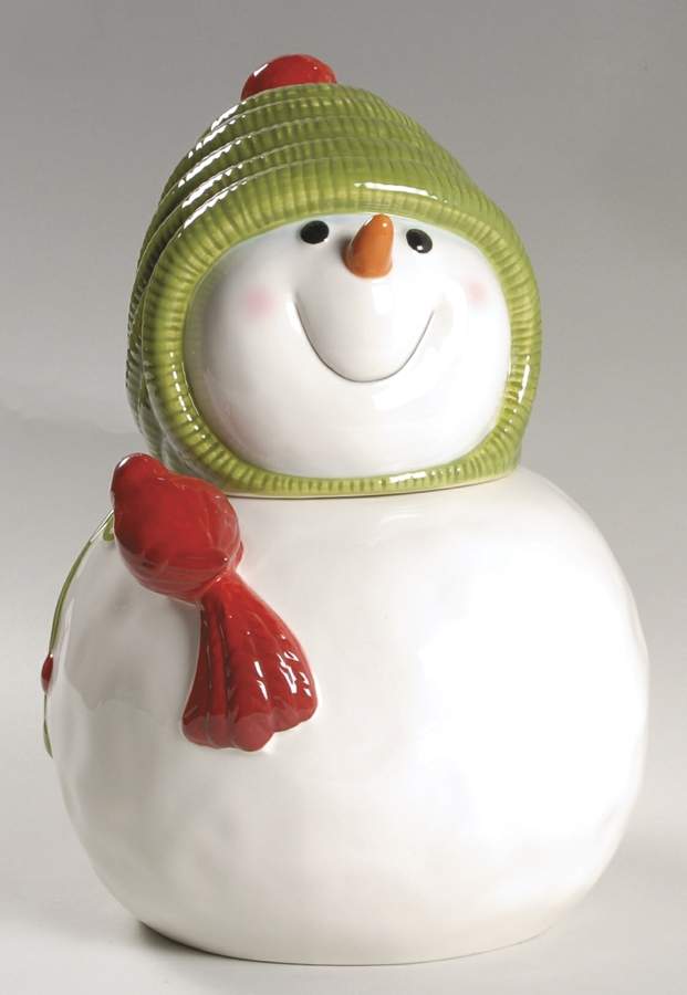 Snow Days Figural Cookie Jar & Lid by St Nicholas Square-1